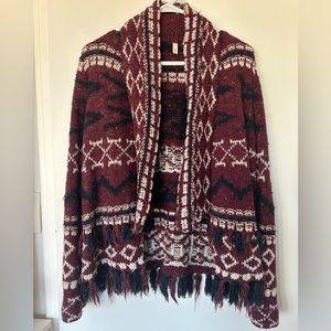 Anthropologie Patterned Knit Cardigan✨